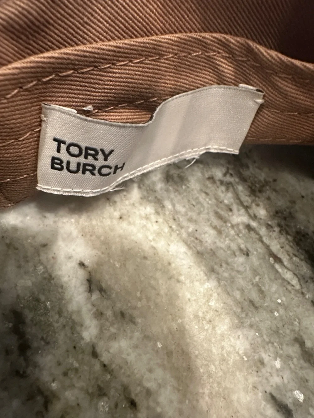 Tory Burch T Monogram Jacquard Visor Hazel NWOT
